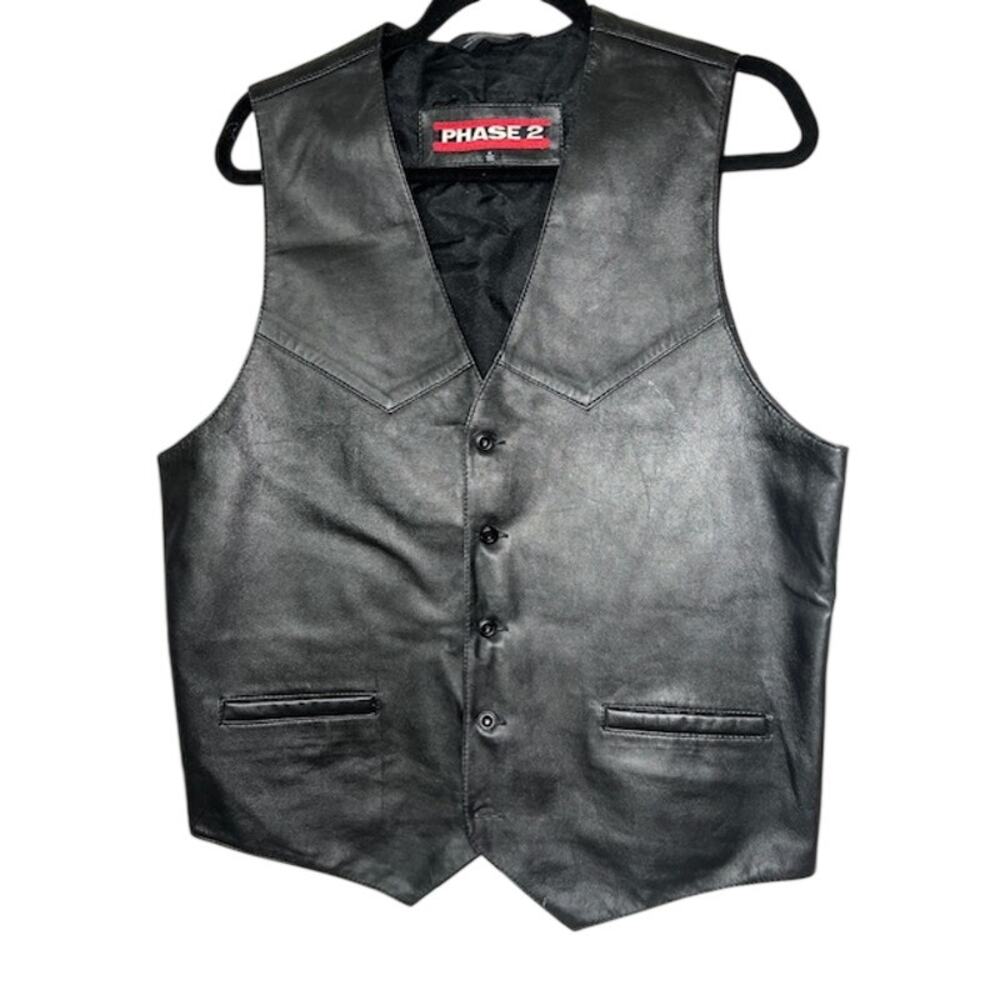Phase 2 Genuine Leather Vest Size M40/42 Regular